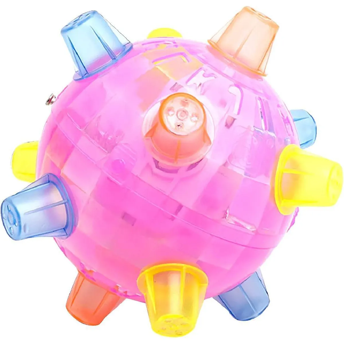 Comparer les prix de Jouet Mâcher Jump Ball Flash Roman Fun Music Dancing Ball Flash Bouncing Vibrant Ball Pet Dog Pet Supplies
