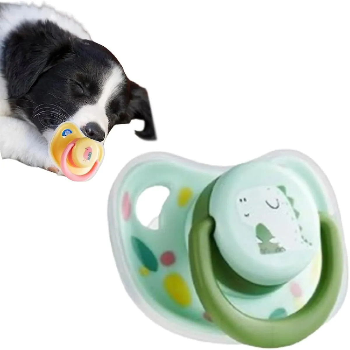 Comparer les prix de Tétine en Silicone pour chien Puppy Kitten Calming Pacifier Small Dog Cat Chew Toy Animal Accessories Decoration