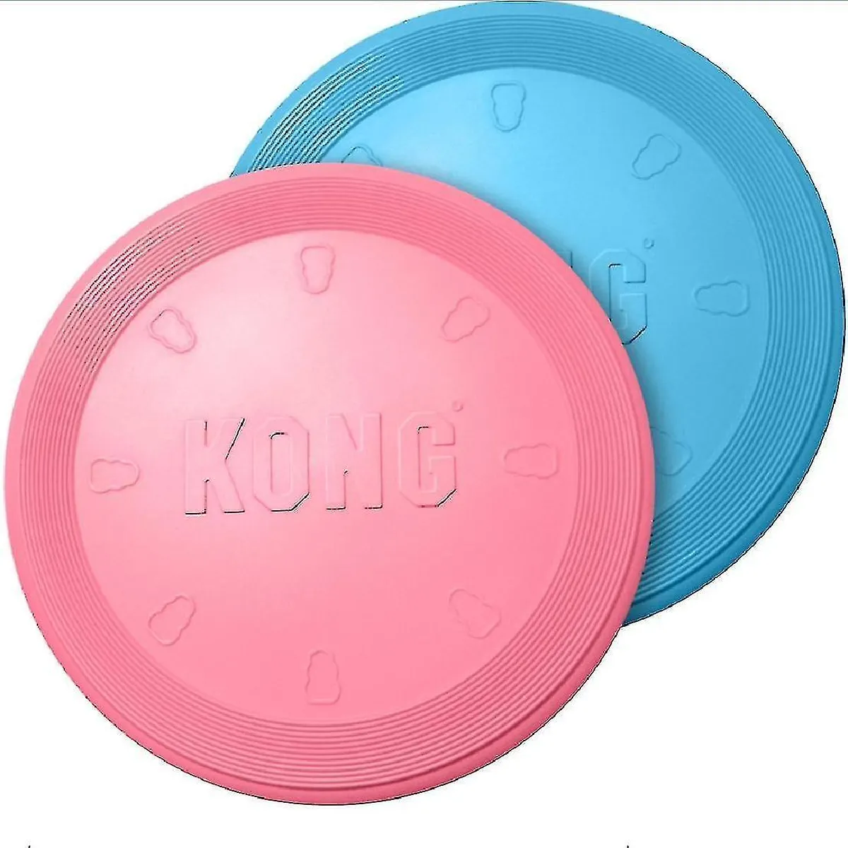 Comparer les prix de Jouet pour chien Kong Puppy Flyer, Bleu / rose