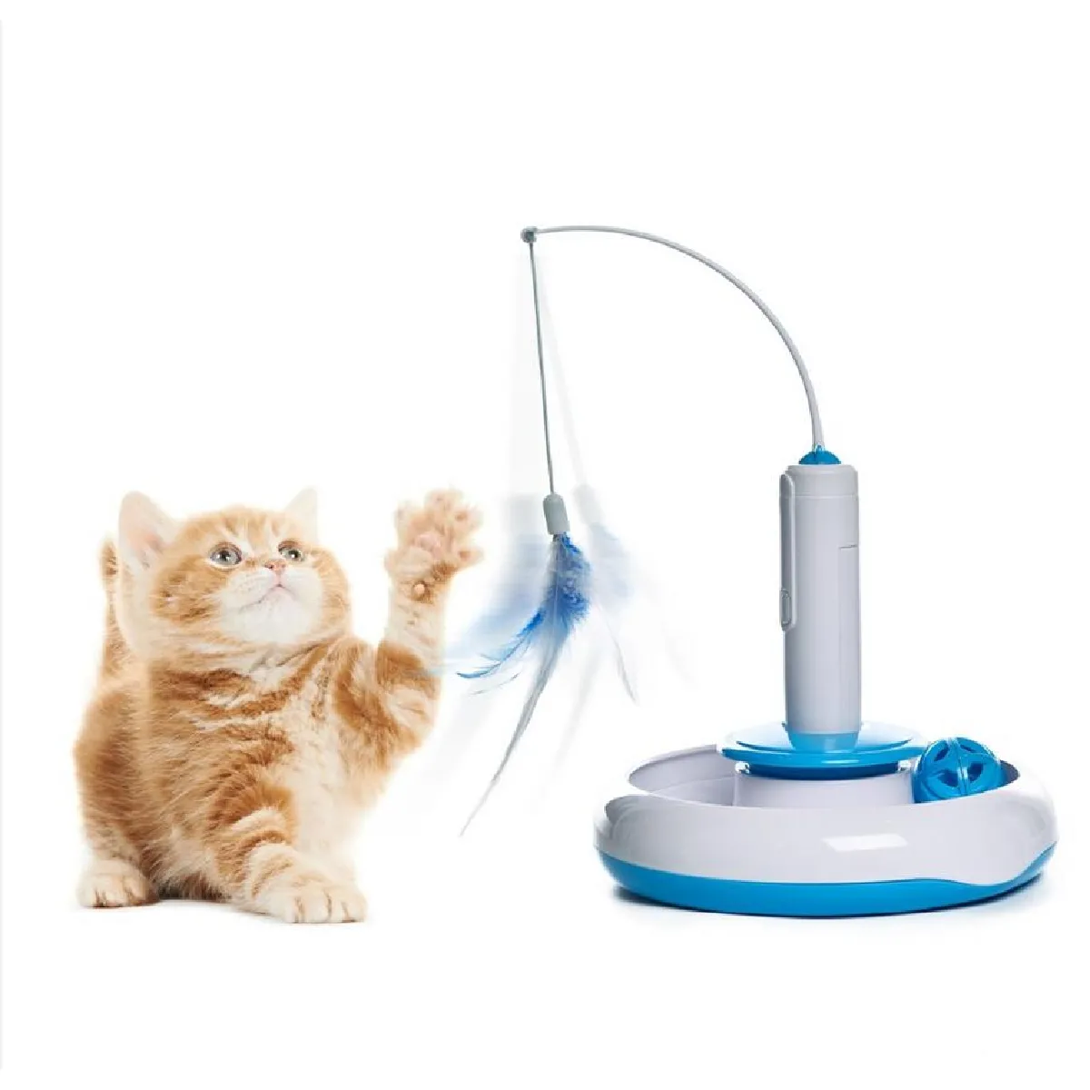 Comparer les prix de Jouets pour chats Puzzles pour chats Animaux de compagnie Amusement Électrique Autotour Jouer Interactif Jouets d'entraînement de QI de luxe Jouets de grattage pour chats   Jouets pour chats