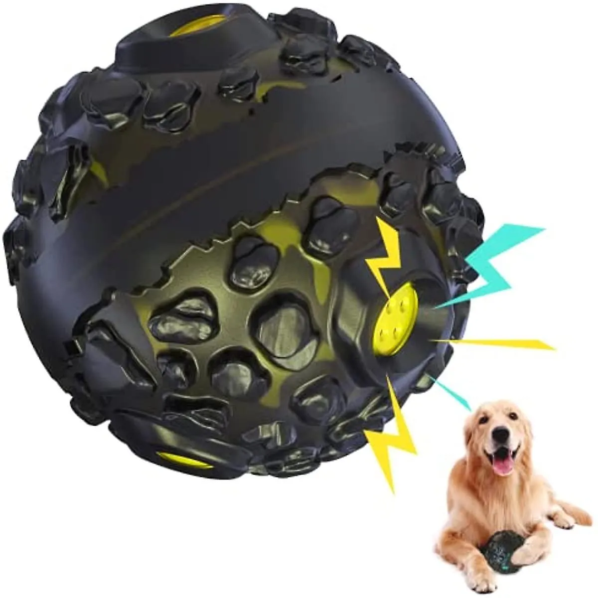 Comparer les prix de Jouets Balle Chien Balle Giggle Indestructible Jouet Chien à Mâcher Balle Flottante Jouet Chiot Pour Moyen Grand Chien