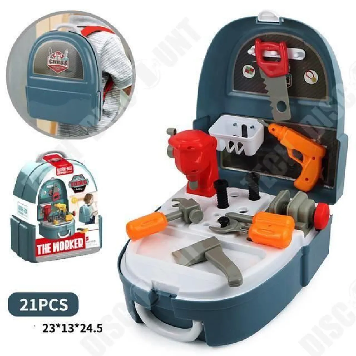 Meilleurs prix pour TD® Jeu de rôle pour enfant 21 pièces jeu de simulation de métier valise cadeau anniversaire noël activité récréative fille garçon