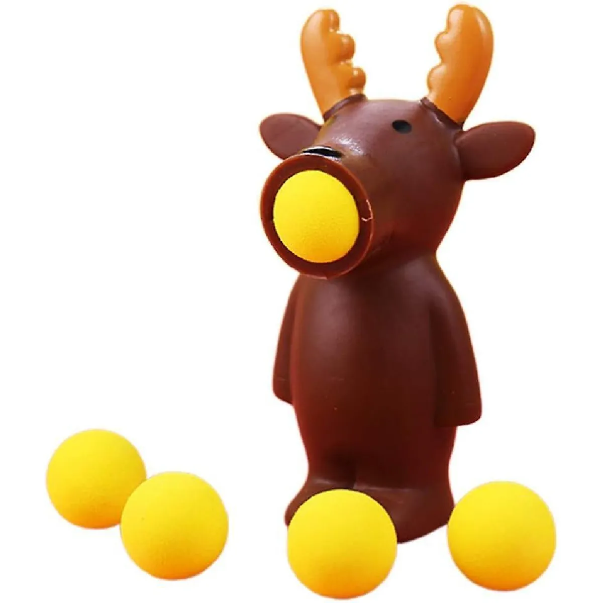 Meilleurs prix pour Jouet Renne - Jouet en mousse pour animaux - 4 balles incluses - Style aléatoire