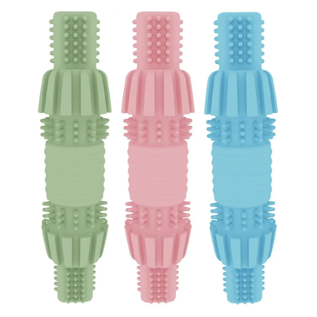 Comparer les prix de 2024-Pet Molar Bite Toy Sofe Flexible Toothbrush Chew Toys Teeth Clean For DogsNEW GIFT