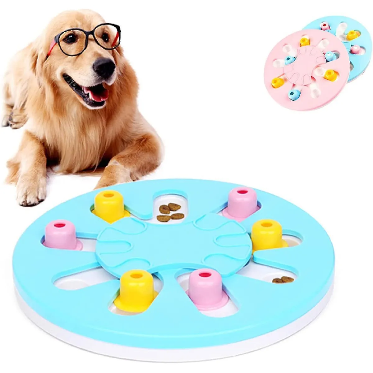 Meilleurs prix pour Jouet pour chien distributeur de friandises - Bleu