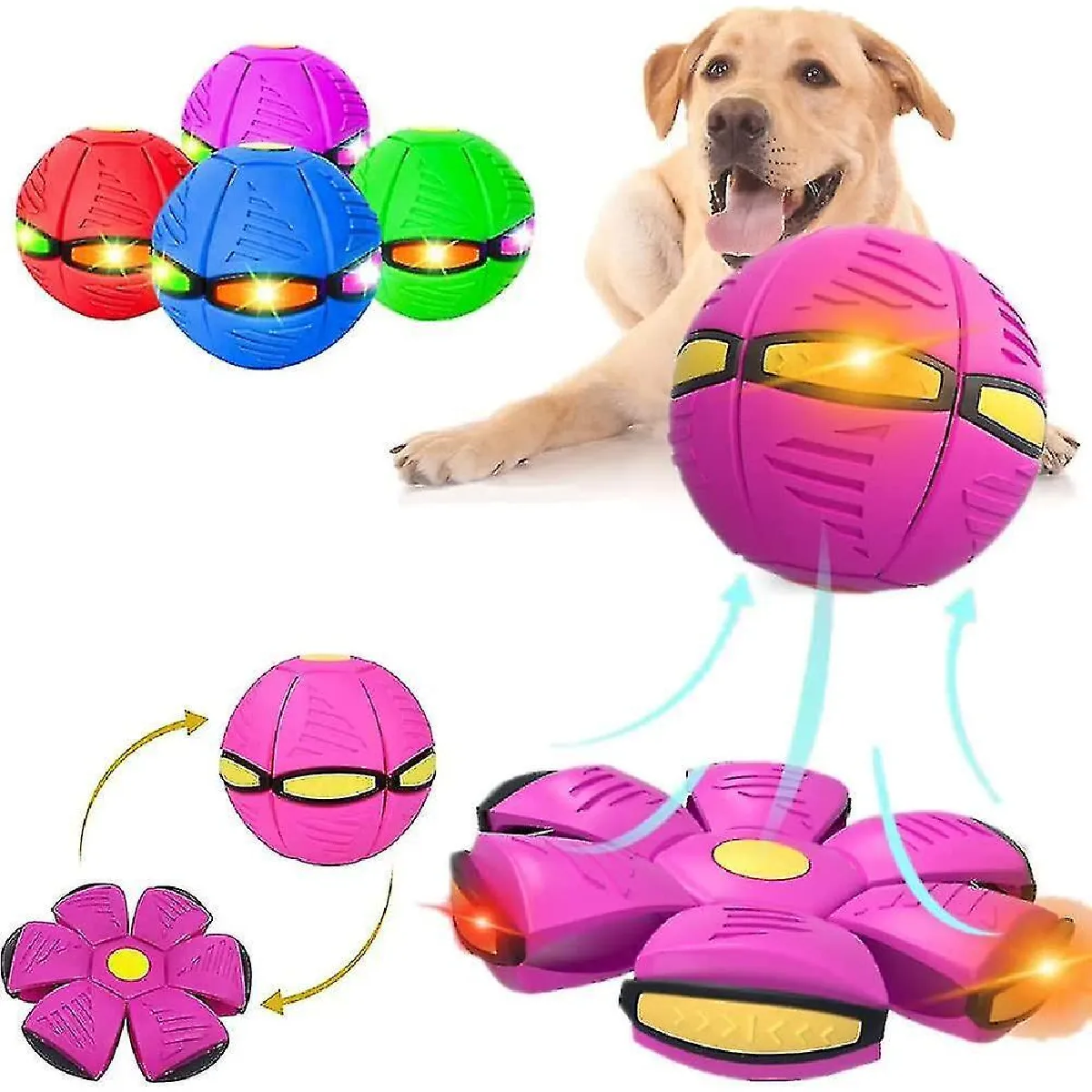 Meilleurs prix pour Jouet pour chien boule de soucoupe volante, jouet pour chien boule de soucoupe volante magique, jouet boule de soucoupe volante, jouet boule de disque pour chien et chat