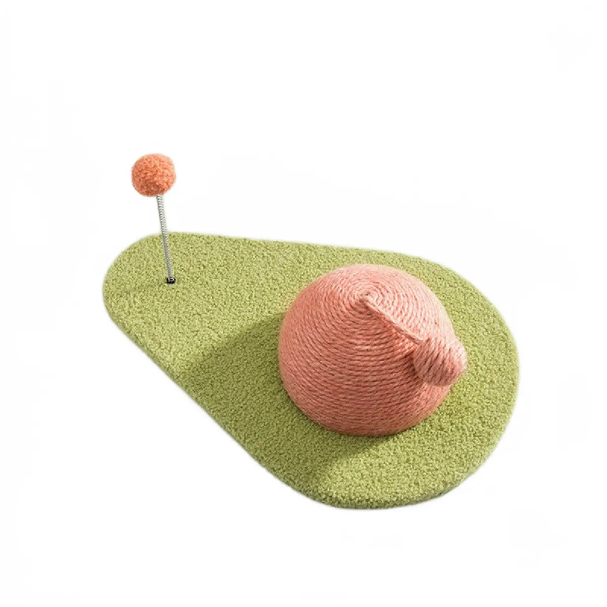 Comparer les prix de Cat Point Avocado Design Sisal Scratch Arbre d'escalade Mignon résistant à la drogue Stable Funny Strike Kitten Pet Toy   Furniture Scratch