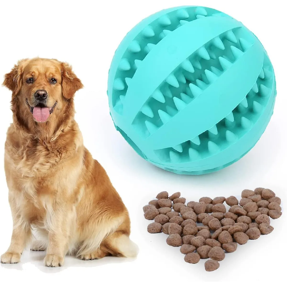 Meilleurs prix pour Treat Ball Dog Toys Non toxique Dog Treat Ball Dispenser Resistant Dog Toys For Boredom Small/medium/dogs Pet Puppy Dogs Mâcher le nettoyage des dents et Iq