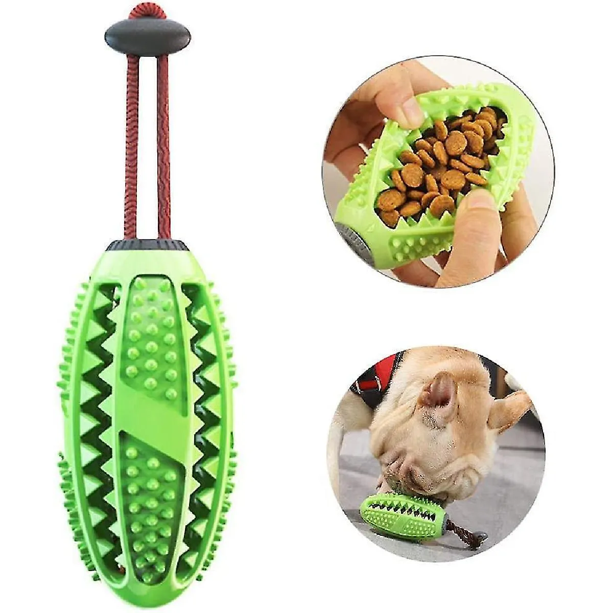 Meilleurs prix pour Bâton de brosse à dents, distributeur de friandises à billes pour chiens Soins dentaires pour chiots, brosses et jouets à mâcher, non toxique