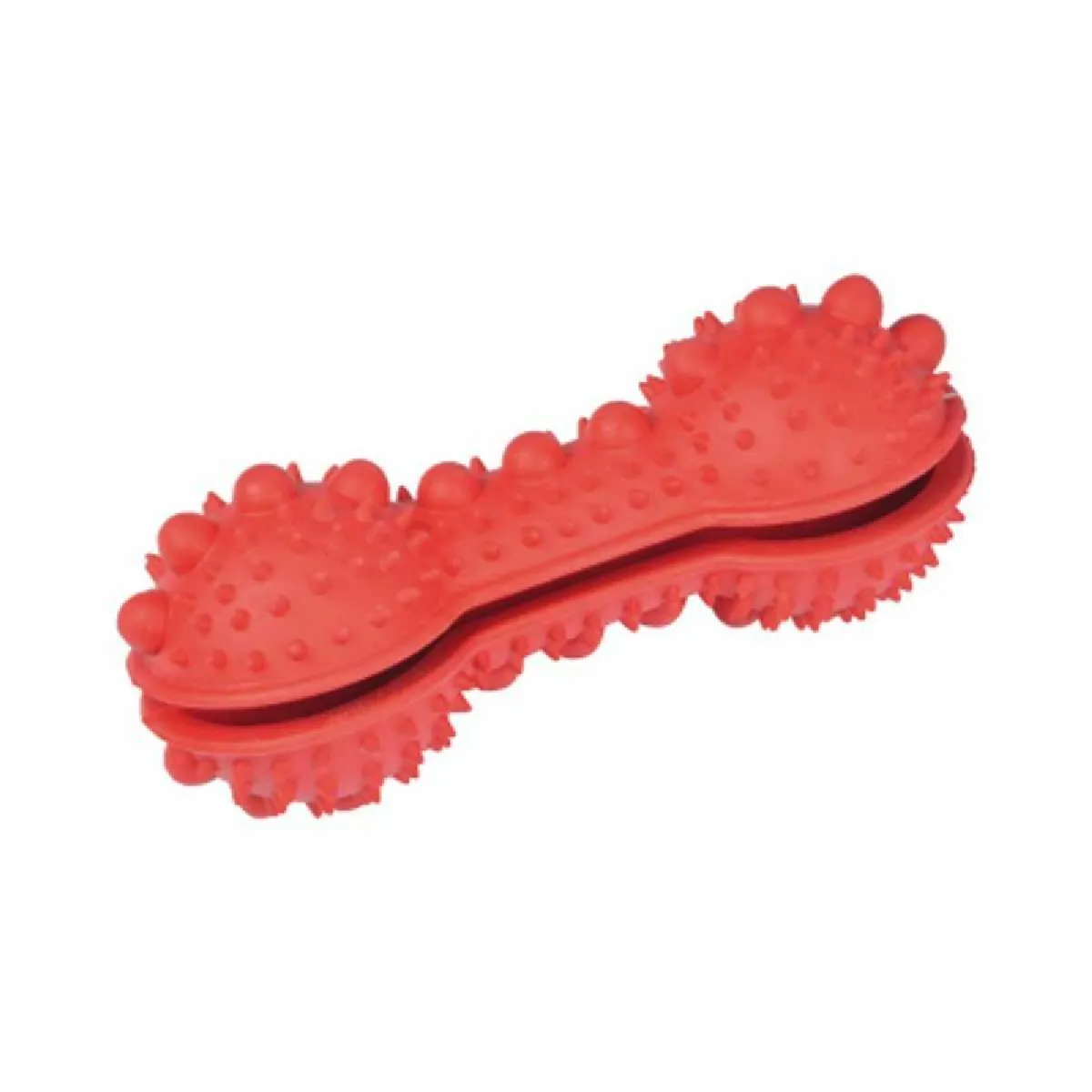 os distributeur de croquettes en caoutchouc 7cm - rouge