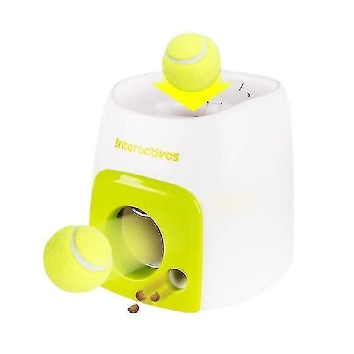 Comparer les prix de - 2-2Lanceur de balles de chien automatique Machine de balle de lancer Lanceur de balle de tennis automatique pour petits chiens et chiens moyens ou jouet de lanceur interactif pour animaux de compagnie Wit