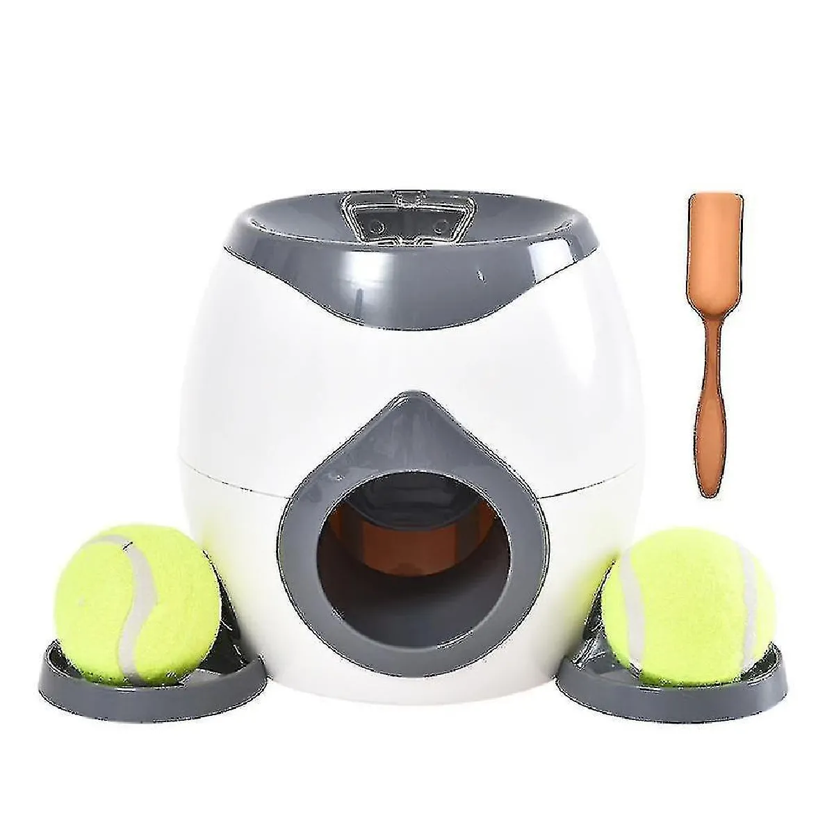 Comparer les prix de Lanceur de balles interactif pour chien Jouet Tennis Nourriture Récompense Machine Lancer Mangeur Lent