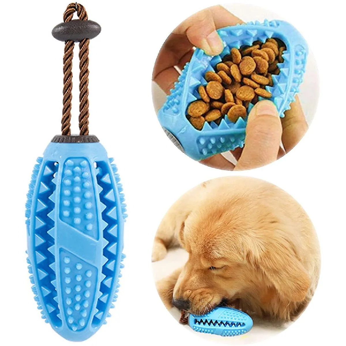 Comparer les prix de Bâton De Brosse à Dents Pour Chien, jouet à Mâcher, balle d'entraînement pour Chiot Soins Dentaires Nettoyage Des Dents Résistant aux Morsures Non toxiques