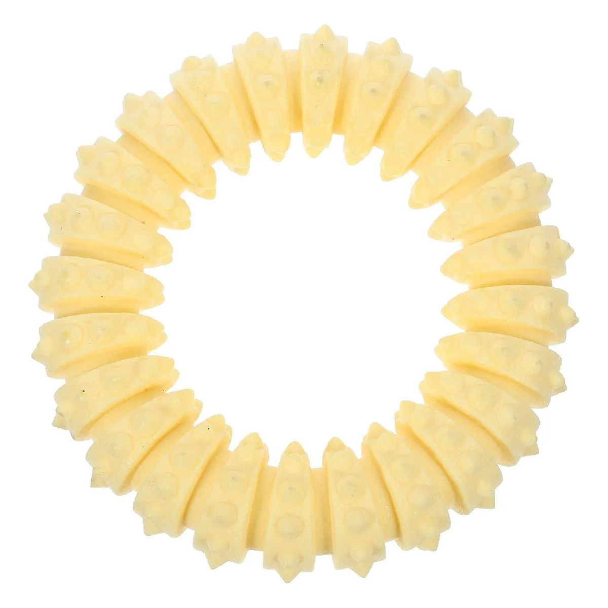 Meilleurs prix pour Jouet anneau rond Jouet de dentition pour chiot Jouet de mastication souple Jouet de morsure pour chien Pet Supply