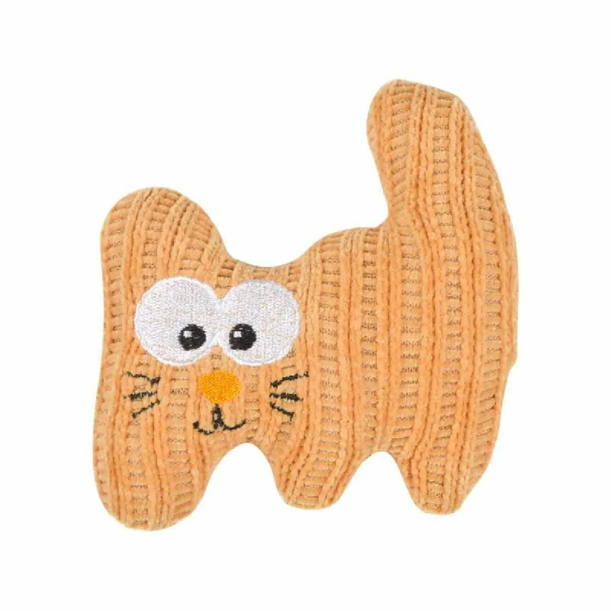 Jouet Peluche pour Chat Boho Cat 12cm Moutarde