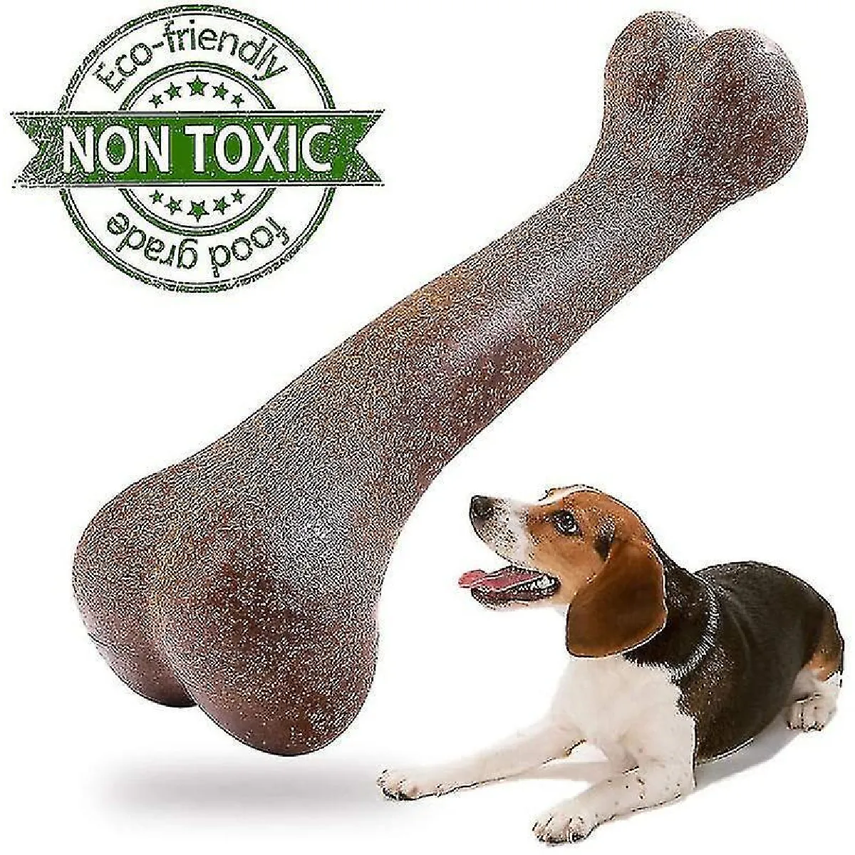 Comparer les prix de Jouets pour chien en forme d'os, naturels et non toxiques, résistants aux morsures, pour petits, moyens et grands chiens, jeu de mastication, bâton pour soins dentaires