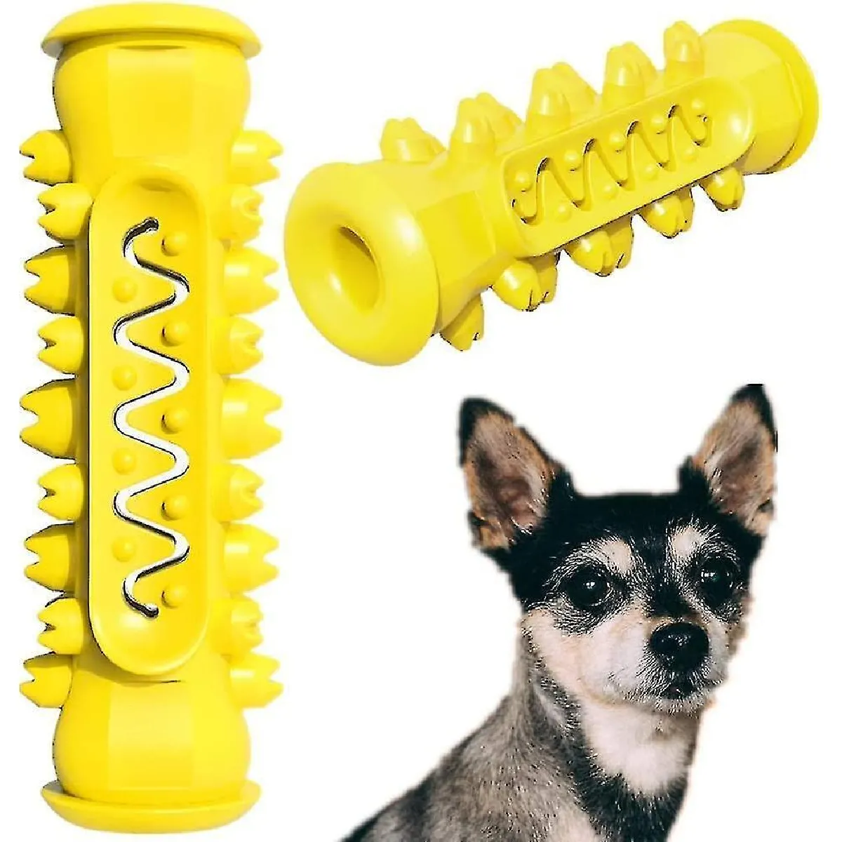 Comparer les prix de Jouets à mâcher pour chien Jouets de dentition pour chiots Jouets de dentition pour chiens de petite et moyenne taille Brosse à dents pour petites races Jouets de nettoyage des dents pour chiens indestructibles