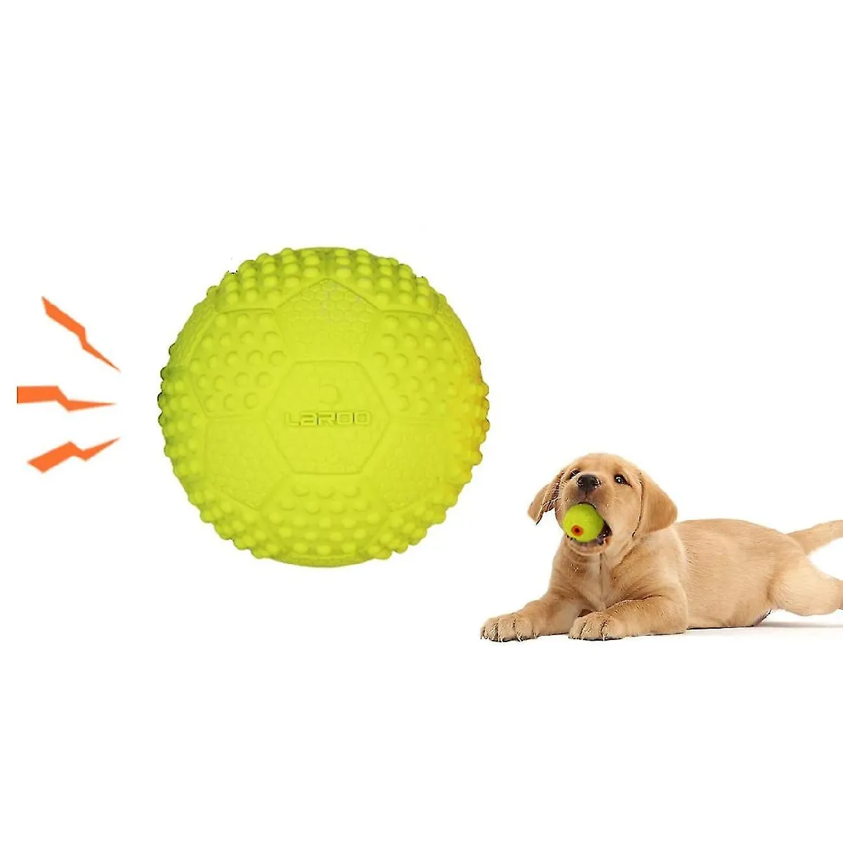 Comparer les prix de Jouet pour chien indestructible, balle en caoutchouc naturel, flottant sur l'eau, pour petits, moyens et grands chiens (5cm, vert)