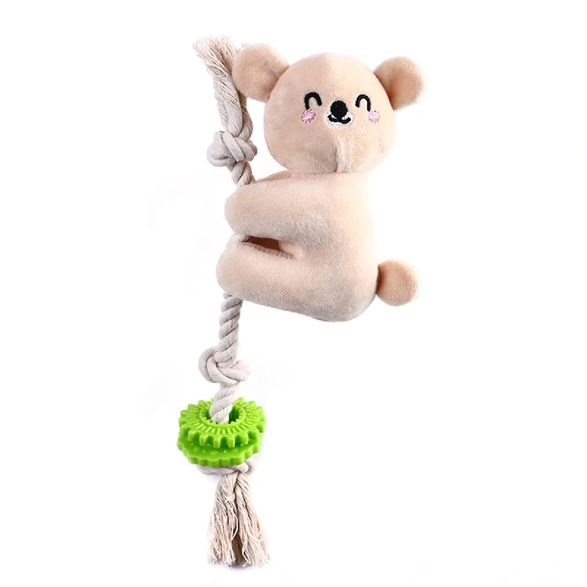 Comparer les prix de Jouets à mâcher pour chien avec corde Jouets en peluche interactifs et durables adaptés aux chiens