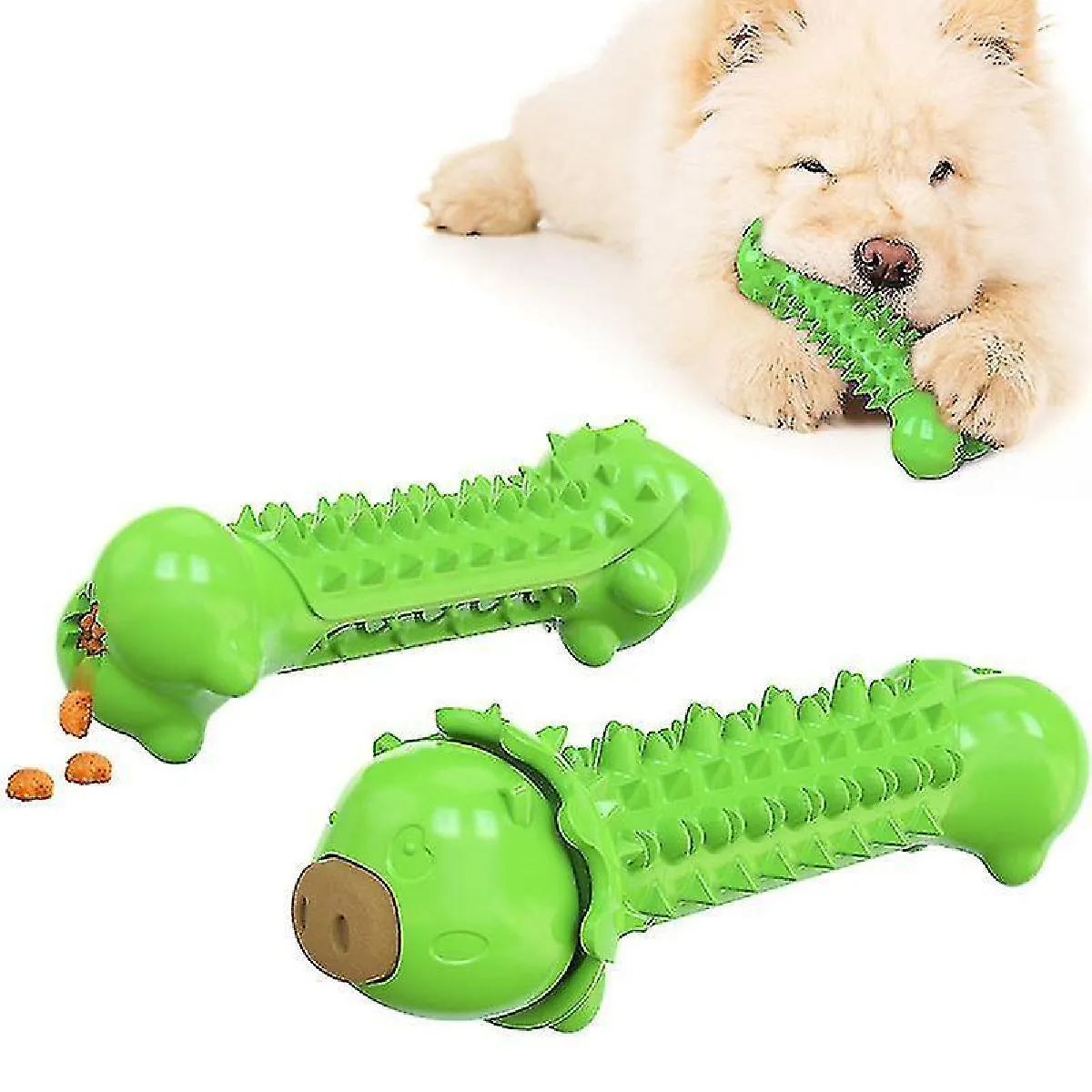 Comparer les prix de Bjxy Jouet Pour Chien Bâton Molaire Brosse à Dents Pour Chien Fuite Jouets Alimentaires Fournitures Pour Animaux De Compagnie Jouets à Mâcher Pour Chiens De Grande Et Moyenne taille