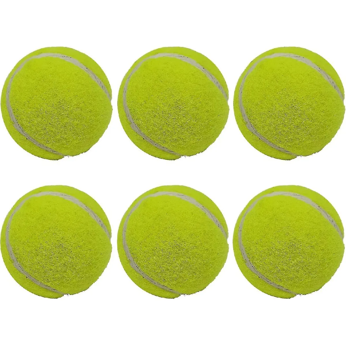 Comparer les prix de Balle De Tennis Double Force Pour Chien - Indestructible Idéale Pour Les Mâcheurs Agressifs (6 Pièces, Verte)