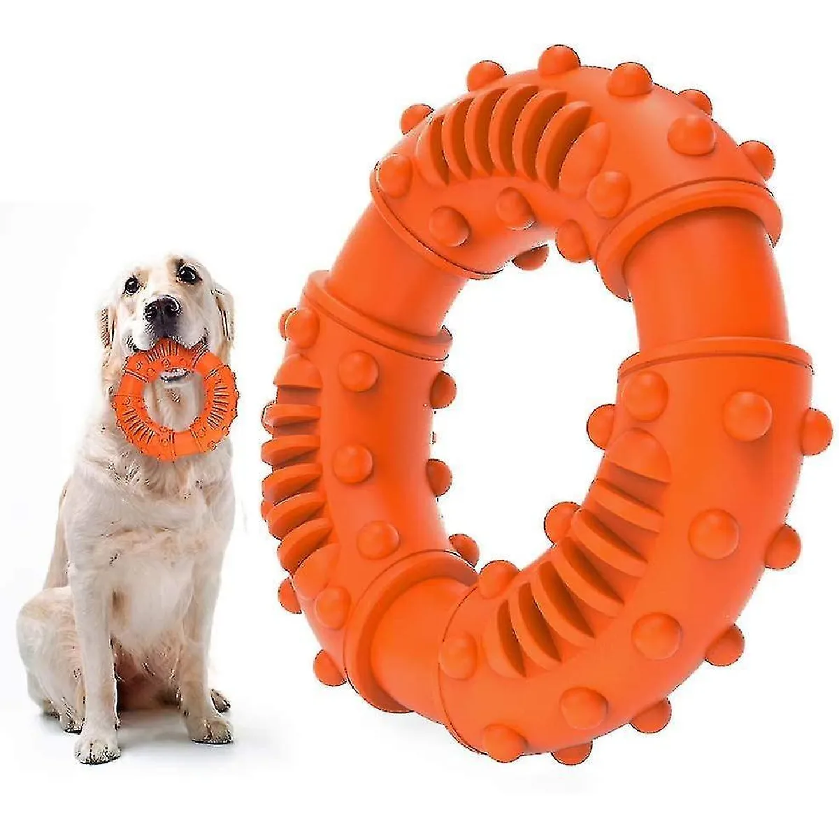 Meilleurs prix pour Jouets à Mâcher Pour Chiens Ultra Durables-Jouets Pour Chiens À La Texture De Caoutchouc Naturel La Plus Résistante Pour Tous Les Mâcheurs Agressifs Jouets à Mâcher Pour Chiots De Grande Taille - Amusant À Ch