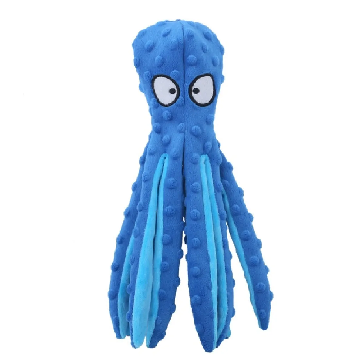 Comparer les prix de No Stuffing Plush Dog Toys Interactive Durable Safe Octopus Chew Teething Training Dog Toys
