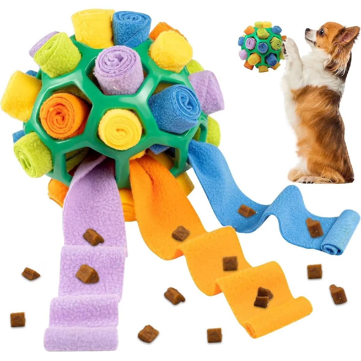 Meilleurs prix pour Boule de reniflage de chien, jouet interactif pour chien, jeu de reniflage de chien interactif, boule de reniflage de chien, boule de reniflage pour animaux de compagnie, pour les chiens de petite et moyenne taille