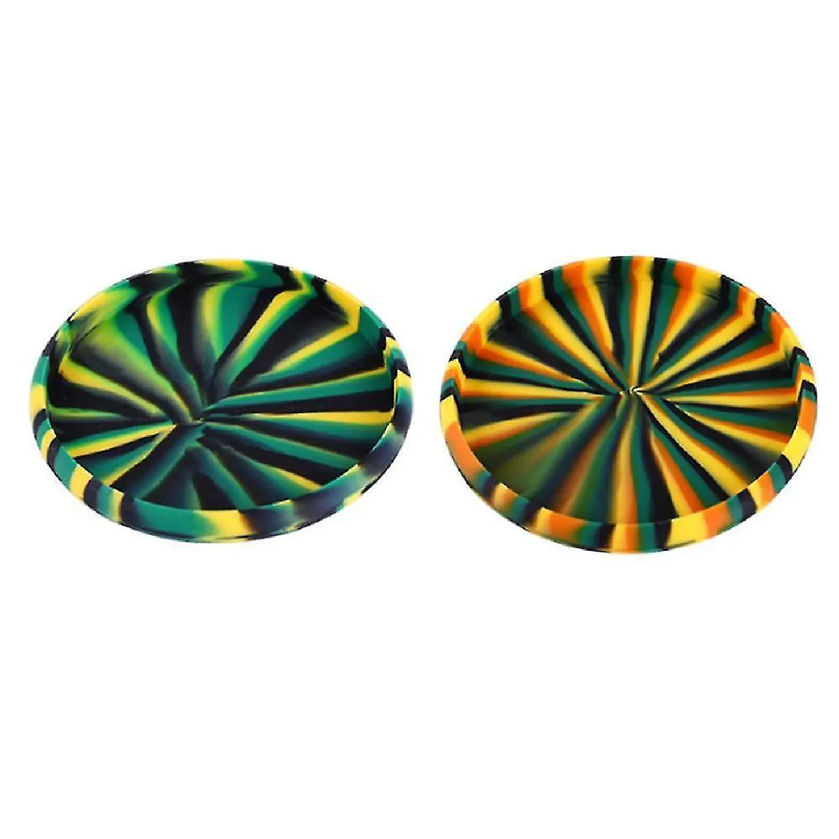 Meilleurs prix pour 2pcs Dog Flying Disc Catcher Rainbow Silica Gel Toy Small Pet Toys