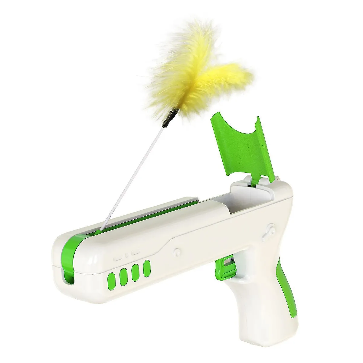 Comparer les prix de Fournitures pour Animaux de Compagnie Vertes Jouets pour Chats Bâton de Chat Drôle Jouets pour Chats en Plumes