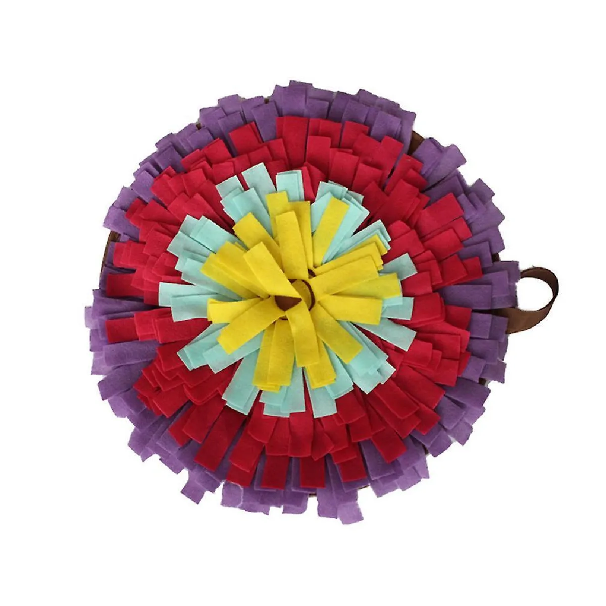 Comparer les prix de Distributeur de friandises Activité Soulager le stress Plaisir De la recherche de nourriture Jouets ronds Nosework Pet Supplies Training Pad Slow Feeder Dog Snuffle Mat