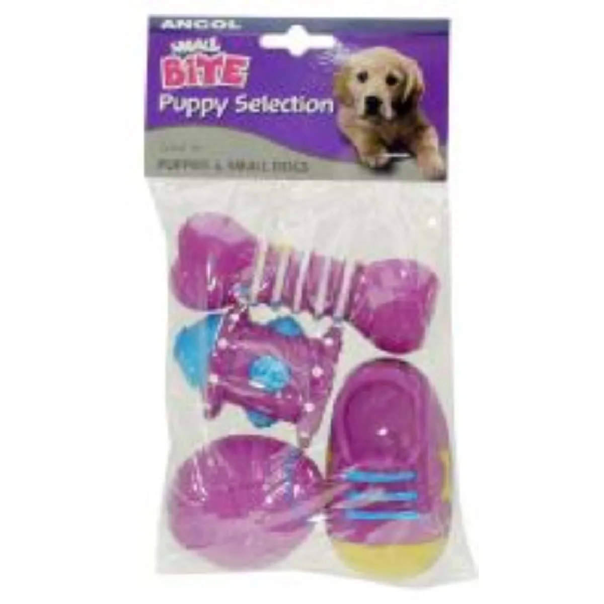 Meilleurs prix pour Ancol Small Bite pour chiot Vinyle Sélection de couleurs assorties, 8 cm