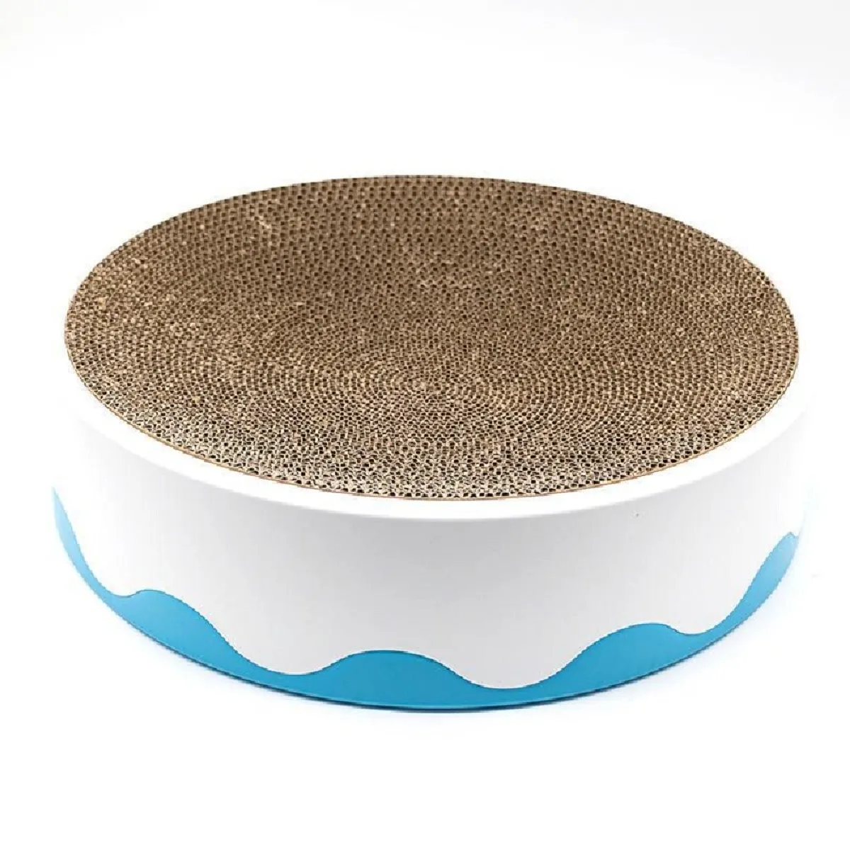 Comparer les prix de Cross-border Hot Pet Snow Mountain Cat Scratch Board Ondulated Round Nest Cat Toy