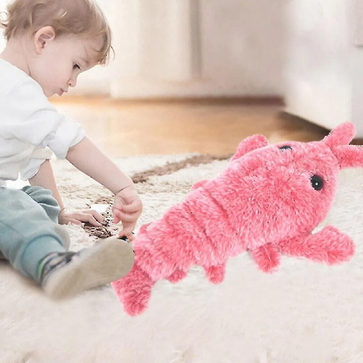 Comparer les prix de Jouet pour chat électrique 1pc Jouet pour chat flottant Jouet pour chat en peluche Jouet homard qui remue