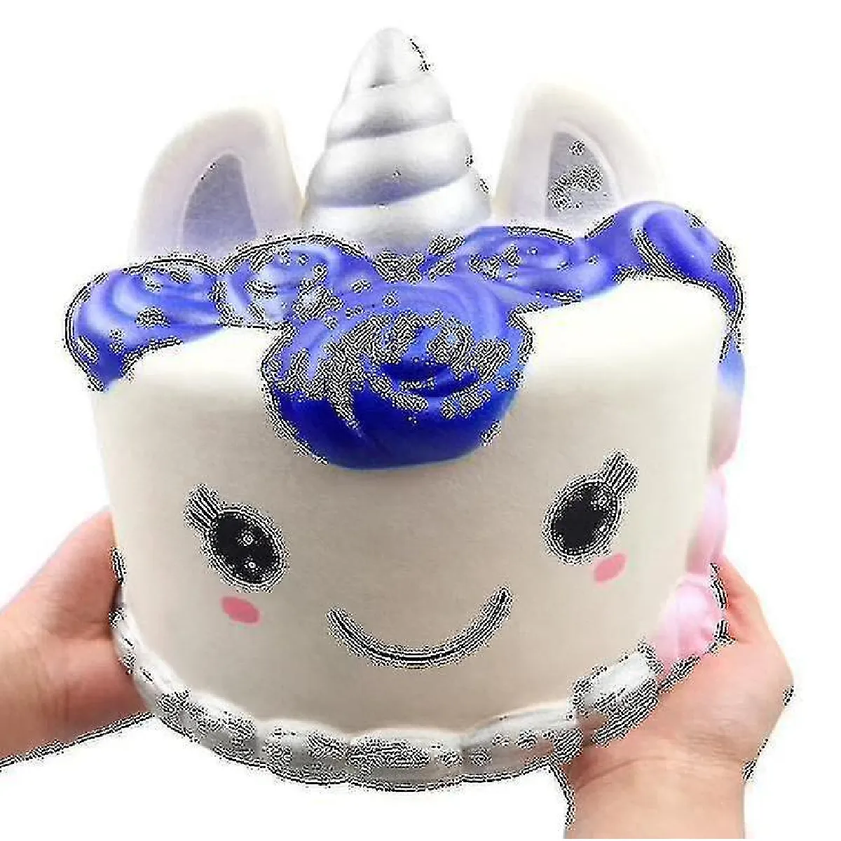 Comparer les prix de Gâteau licorne surdimensionné Squishy Slow Rebound Decompression Vent Toys pour enfants, adulte24 * 22 * 22cm