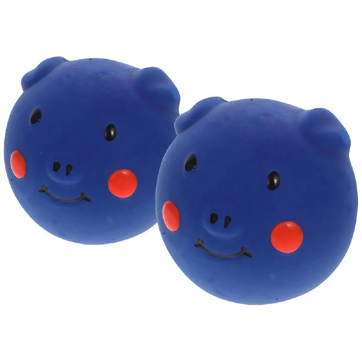 Comparer les prix de 2pcs Jouets à Mordre pour Chien Cartoon Pig Head Ball Jouets à Mordiller pour Chien Jouets Molaires pour Chien
