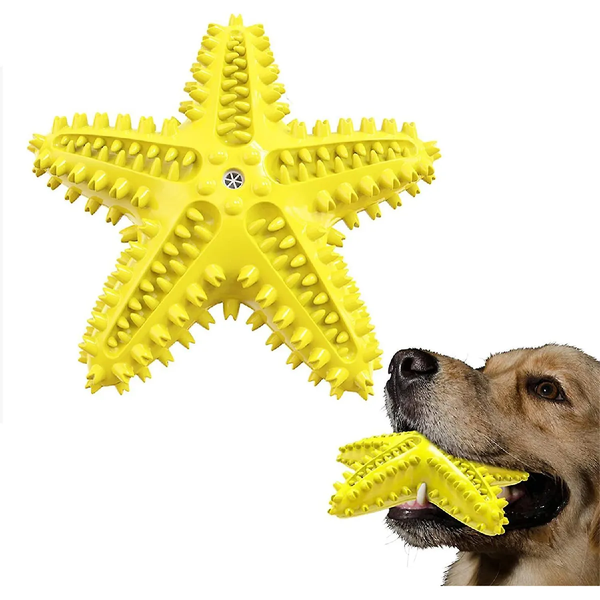 Comparer les prix de Heytea Jouets à Mâcher pour Chien Jouets à Mâcher pour Chien Jouets à Mâcher pour Chien Eau Flottante Jouets Etoile de Mer Brosse à Dents Naturelle Jouet de Nettoyage de Dents Pour Petit Chien Moyen Jaune