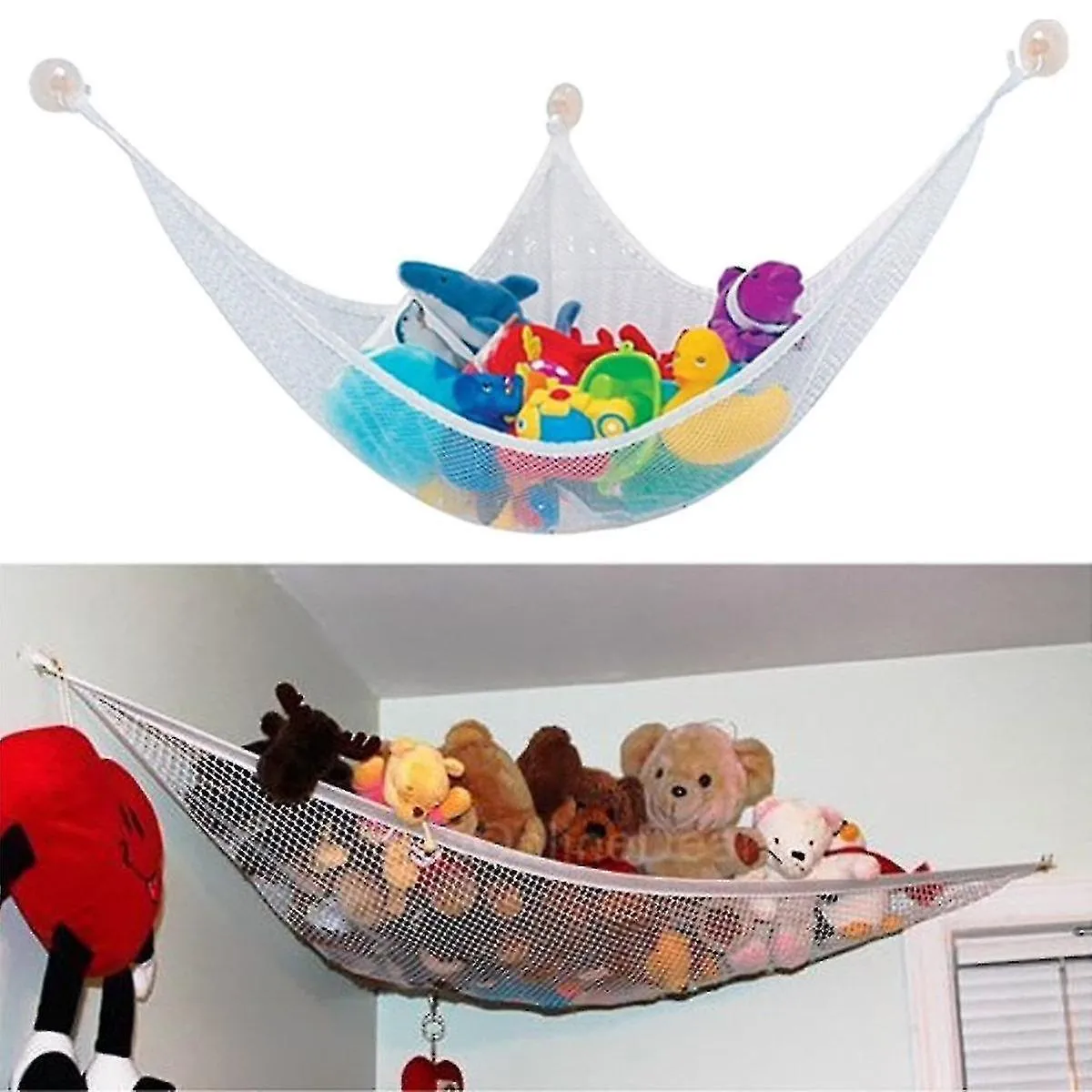 Meilleurs prix pour grand hamac de jouet de 180*120 * 120cm accrochant le stockage de jouet d'animal en peluche de filet de stockage