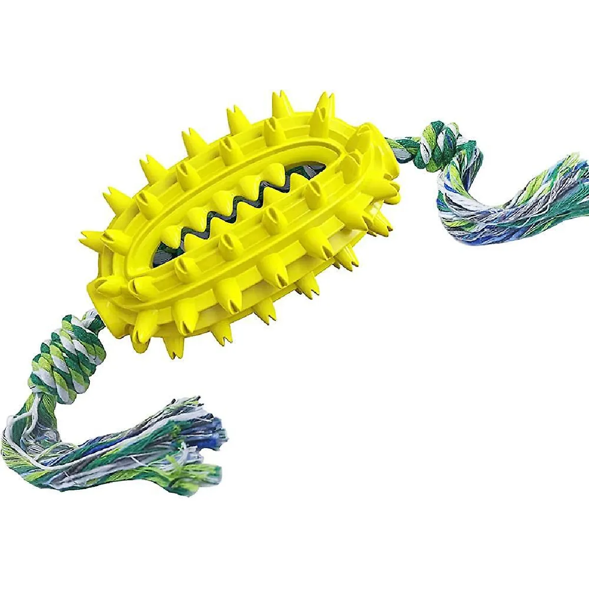 Comparer les prix de chien Jouet à Mâcher Ovale De 13 cm Avec Corde Heilwiy Nettoyage Des Dents Brosse à Dents Pour Chien Heilwiy Jouet Pour Chien Cadeau