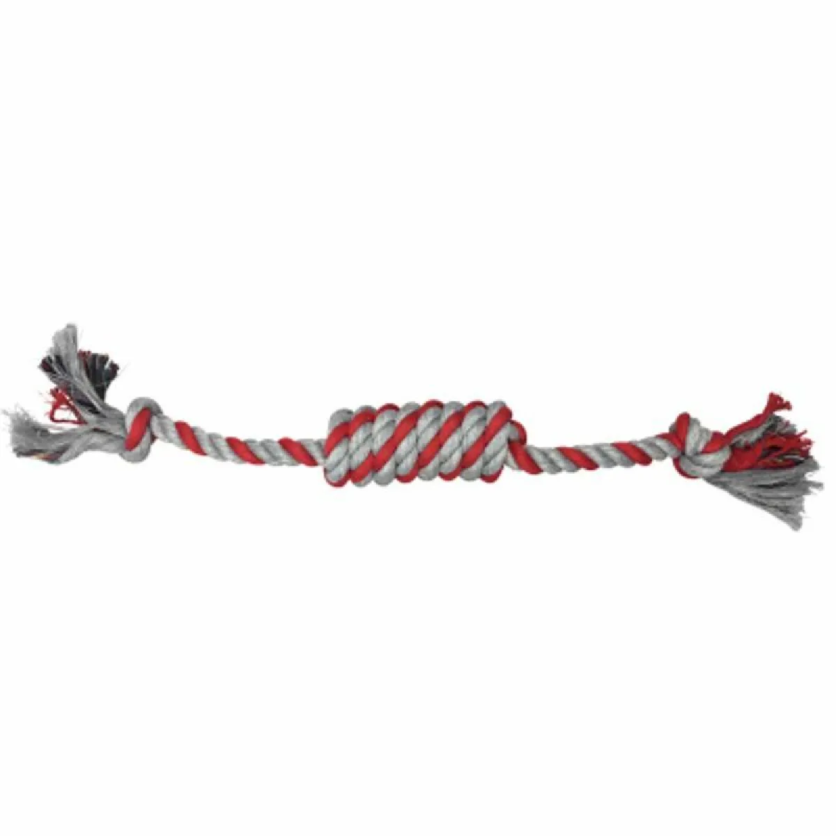 Meilleurs prix pour corde long noeud + petits noeuds h19*2*2cm - 1 coloris rouge/gris