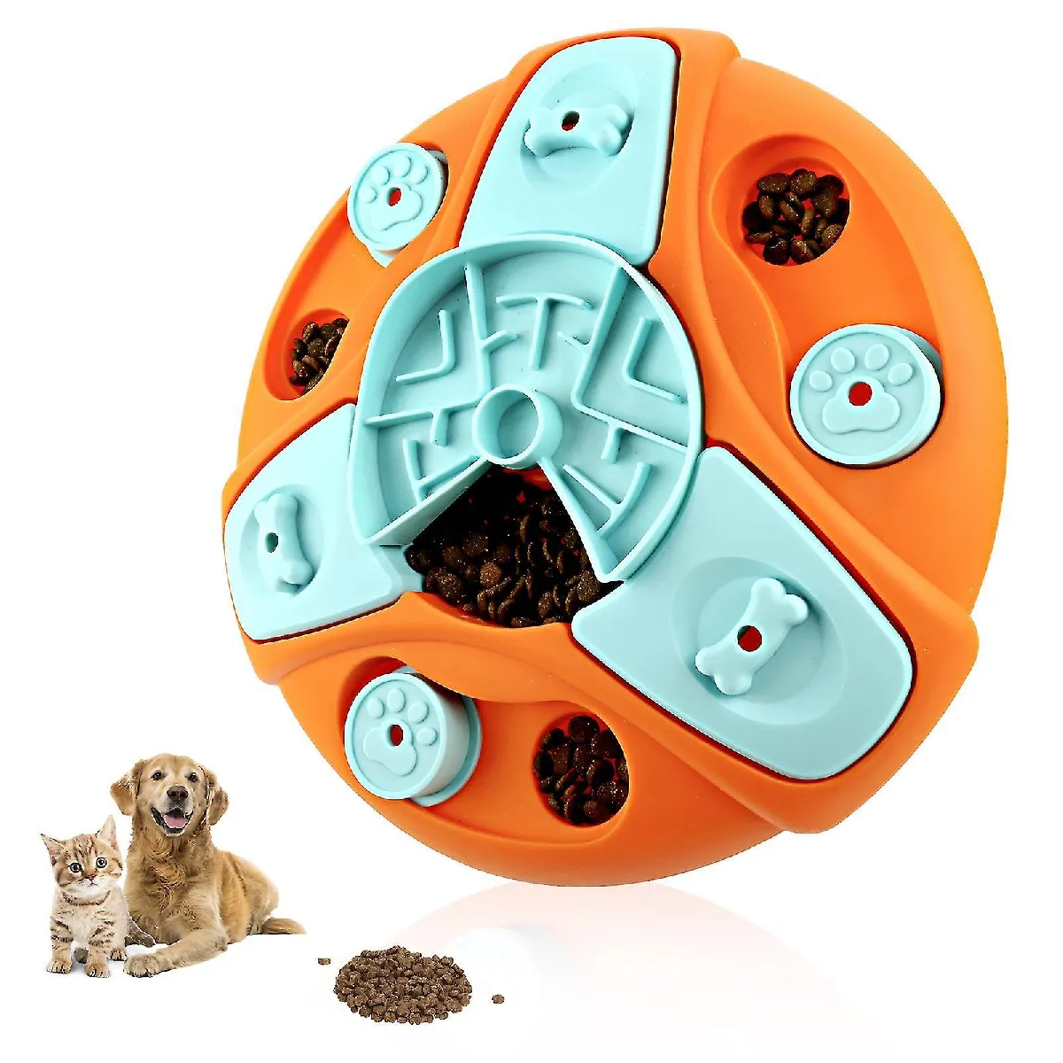 Meilleurs prix pour Jouet de puzzle pour chien, mangeoire de puzzle pour chien pour l'anxiété Soulagement de l'ennui pour les petits chiens moyens