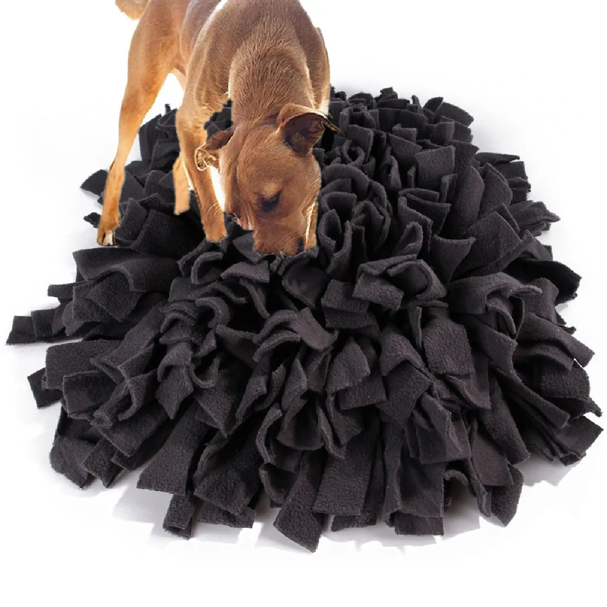 Comparer les prix de Jouet pour Puzzle mordant chien chat fourrage reniflant tapis Slow Food Couverture de formation de Gris