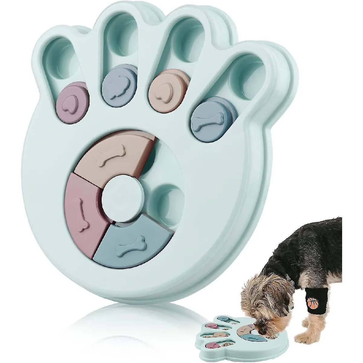 Meilleurs prix pour Jouet De Nourriture Pour Chien, Jouet Éducatif Pour Chien, Jouet Intelligent Pour Chiot, Jeu de Puzzle Interactif Pour Chat Chiot Bol pour Animaux de Compagnie à Manger Lentement (rose)