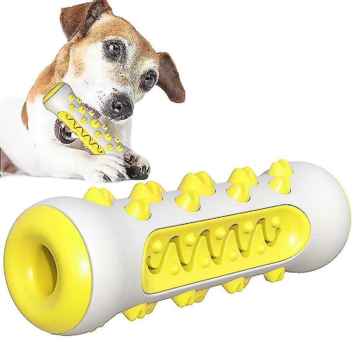 Meilleurs prix pour Chien Jouets à mâcher Bâton molaire pour chien Brosse à dents Outil de nettoyage des dents Bâton de grincement des dents