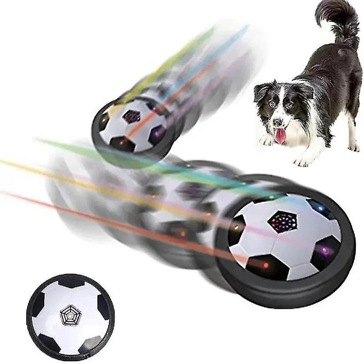Comparer les prix de Disque de glisse actif avec effets d’éclairage Disque de glissement interactif Jouet pour chien Motion Activé Automatique Active Gliding Disc Jouet