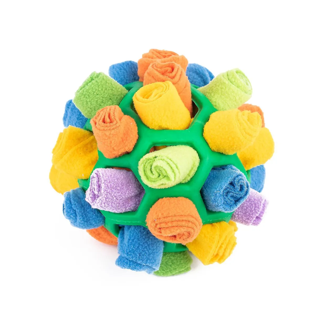 Meilleurs prix pour Jouets interactifs de puzzle de chien encourage les compétences naturelles de recherche de nourriture Portable Pet Snuffle Ball Toy Slow Feeder Training Discount