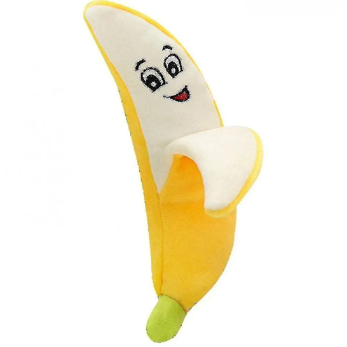 Comparer les prix de Jouets en peluche à mâcher pour chien, fruits et légumes (banane)