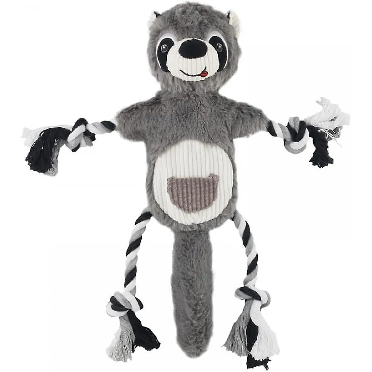 Comparer les prix de Jouet Pour Chien En Peluche En Corde, jouet En Corde En Peluche Grinçante Douce De 13,8"x 11,8" Avec Sac à Collation Pour Grand Chiot De Petit Chien Moyen