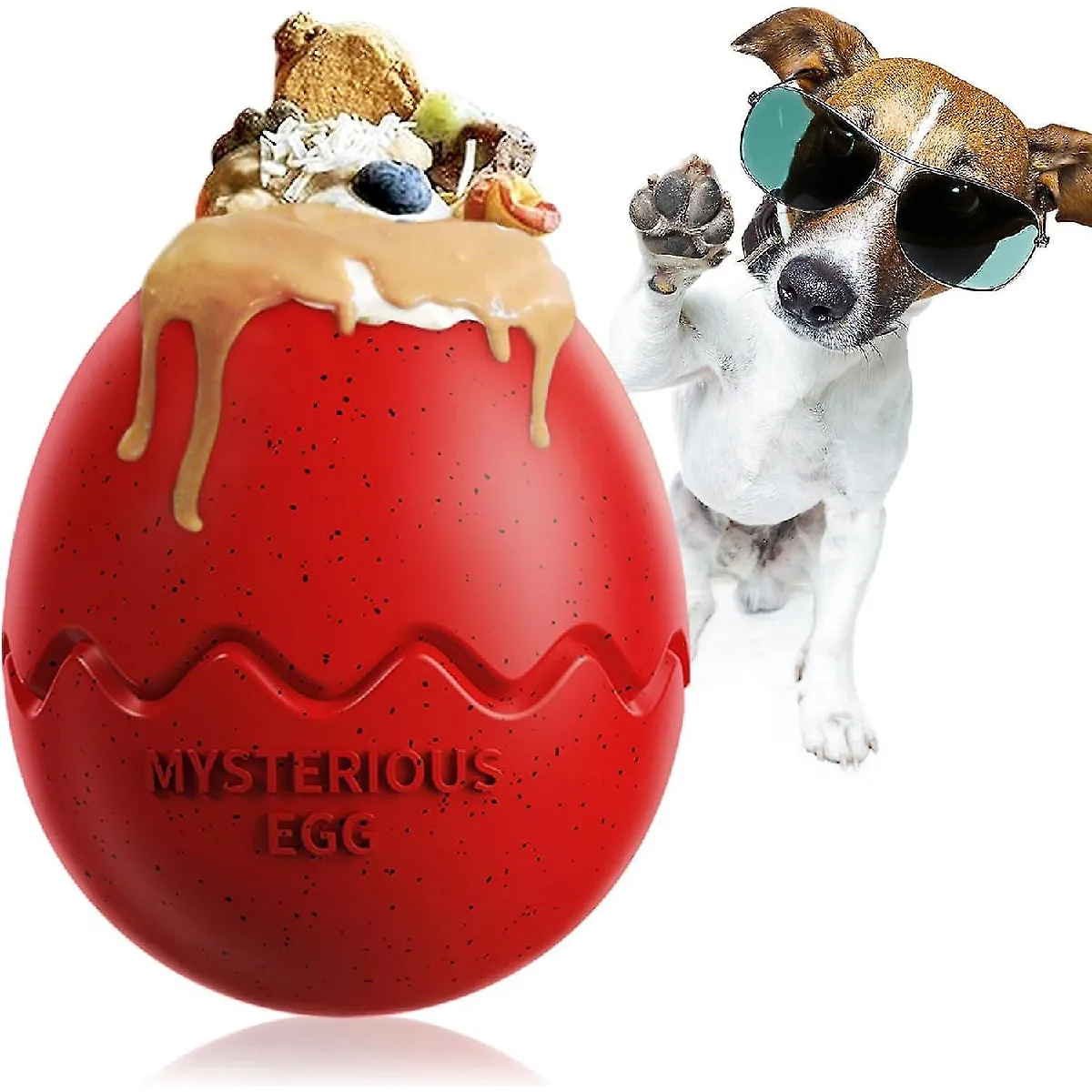 Meilleurs prix pour Jouets à mâcher pour chien, distributeur de friandises, pour les mâcheurs agressifs. Jouets interactifs pour chiens de petite, moyenne et grande taille, rouge.