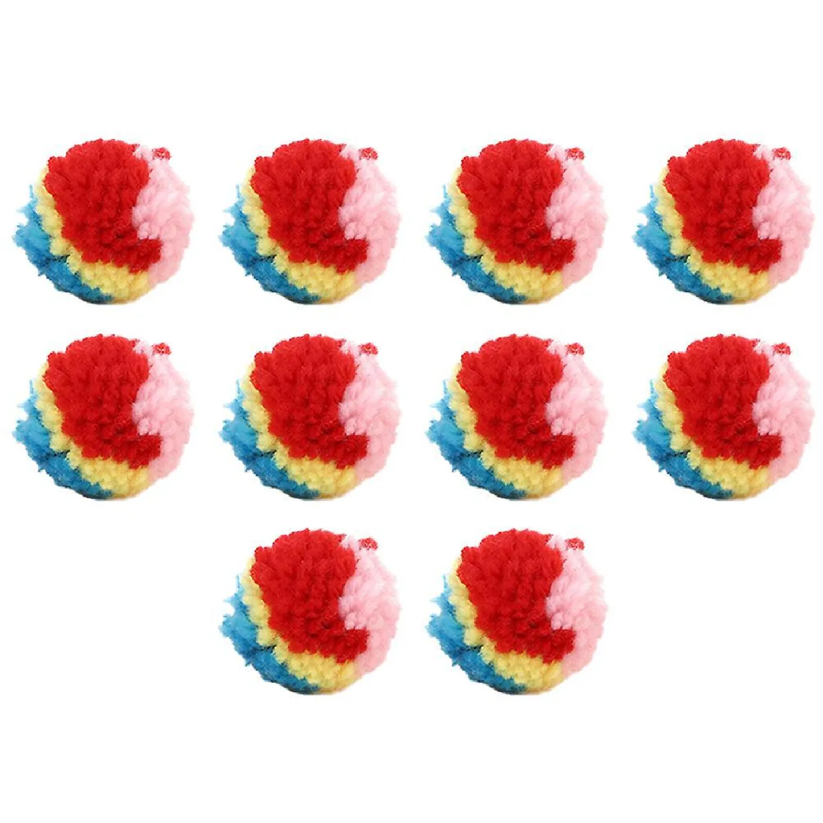 Comparer les prix de Jouet coloré pour chaton - Balle en laine pour chat - Amusement interactif pour chat